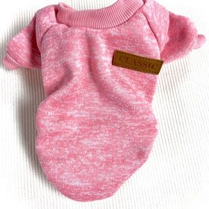 Pretty in pink puppy sweatshirt small